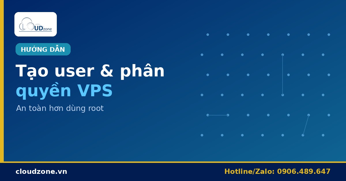 Đổi mật khẩu, tạo user và phân quyền trên VPS Linux