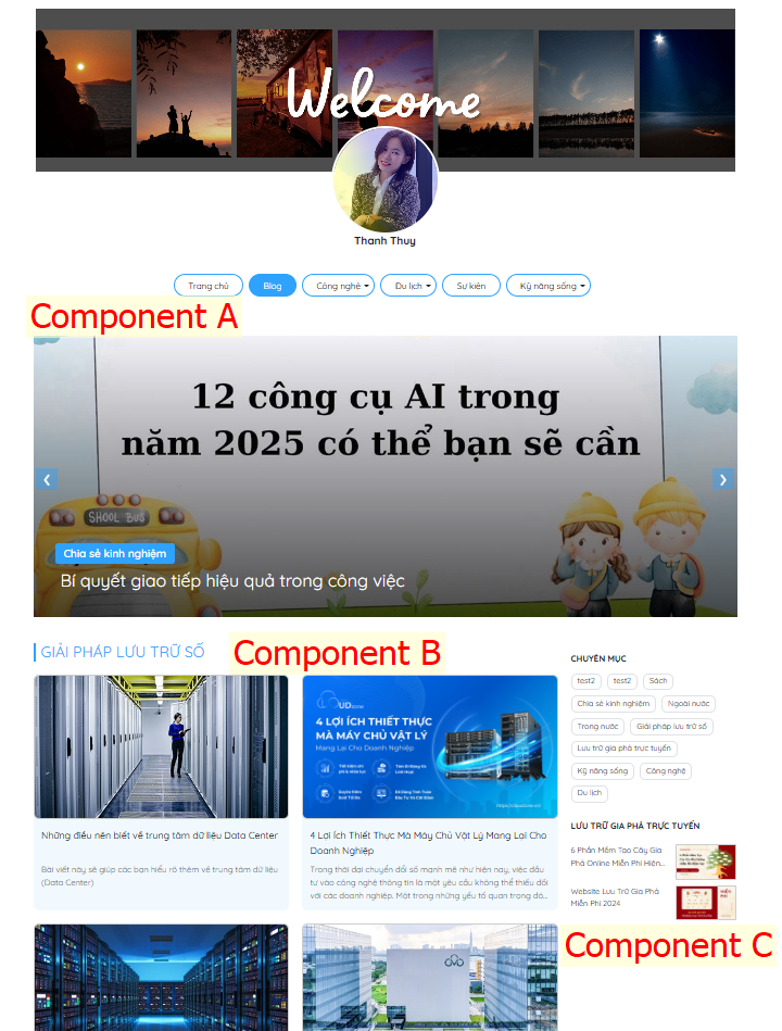 Hướng dẫn tạo Website Blog miễn phí cùng CV & Blog