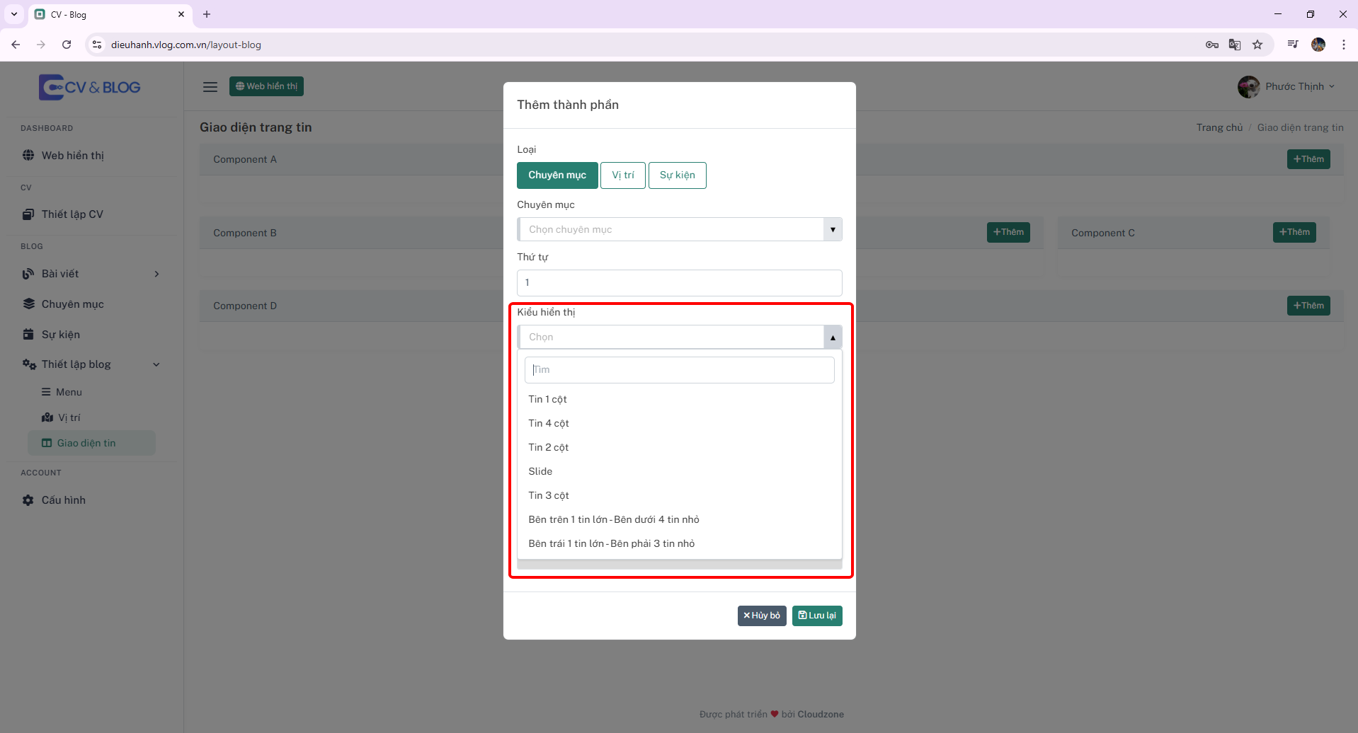 Hướng dẫn tạo Website Blog miễn phí cùng CV & Blog