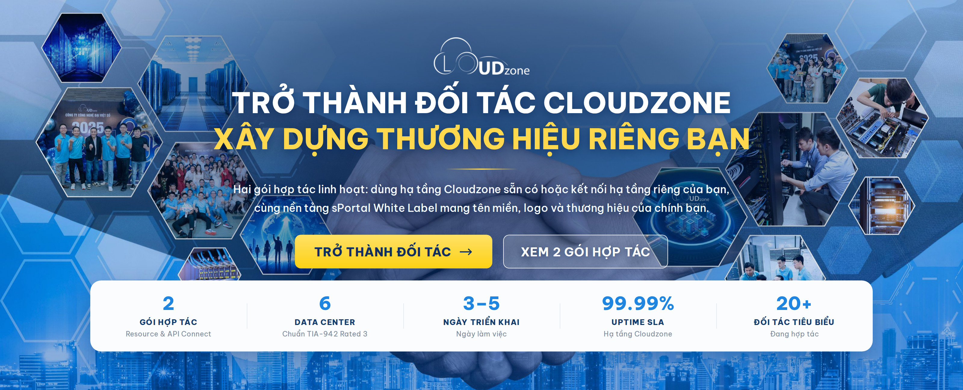 Trở thành đối tác Cloudzone - xây dựng thương hiệu riêng với nền tảng sPortal White Label