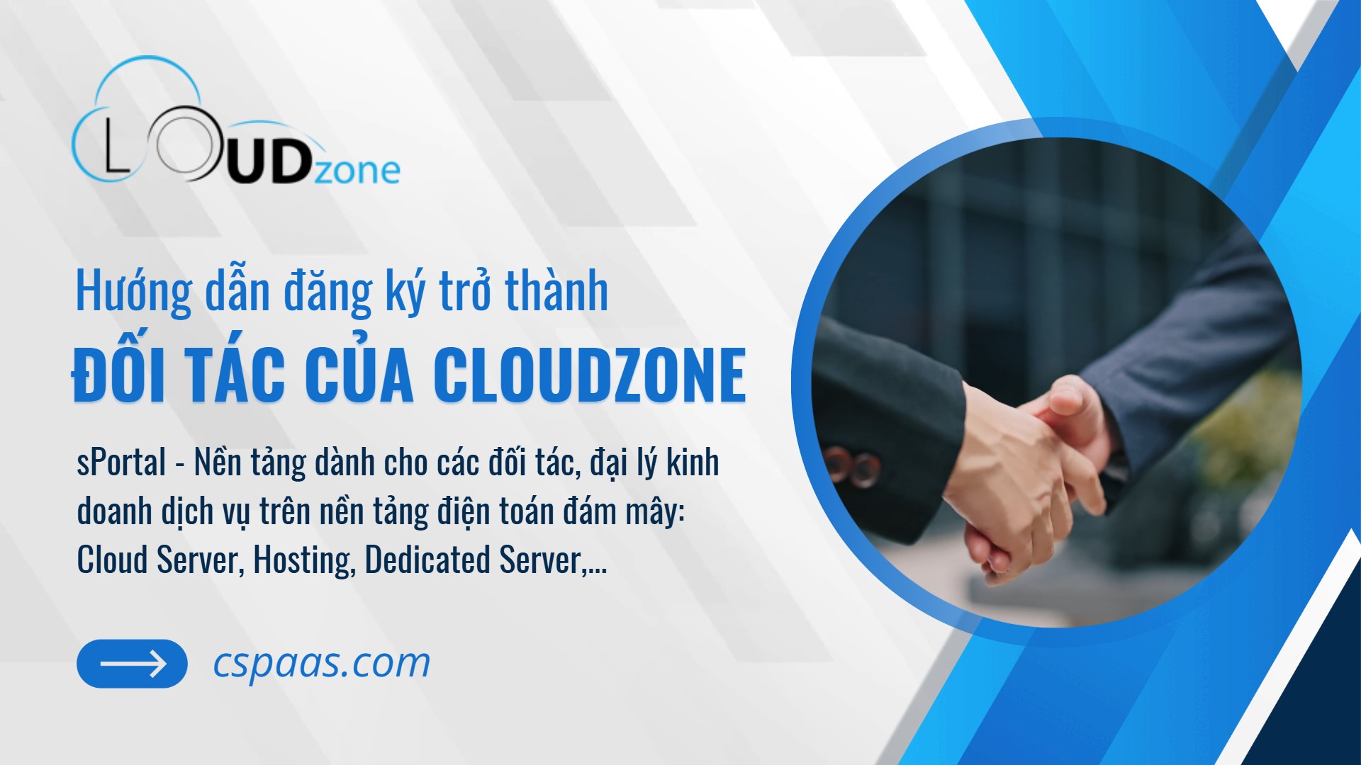 Hướng dẫn đăng ký trở thành đối tác Cloudzone