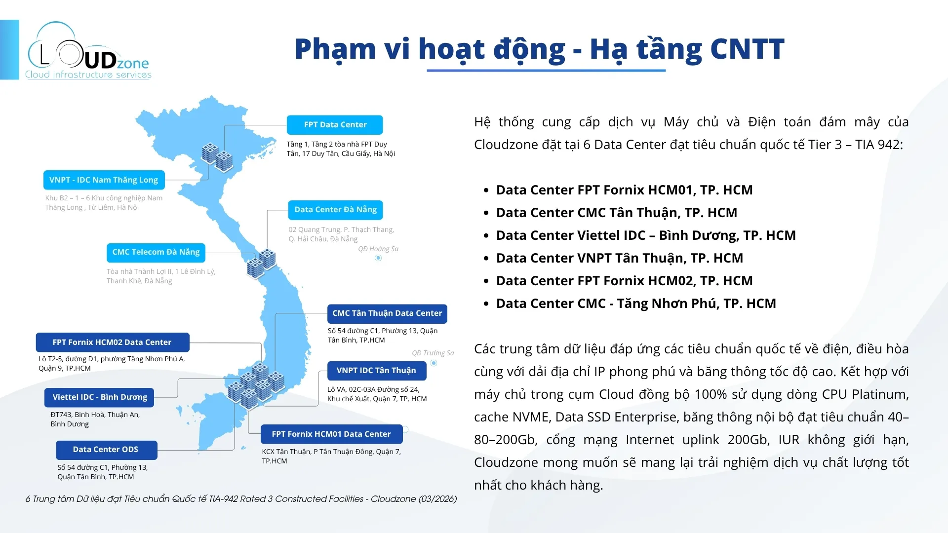 Hình ảnh cơ sở hạ tầng, phòng máy chủ Cloudzone – ảnh 10