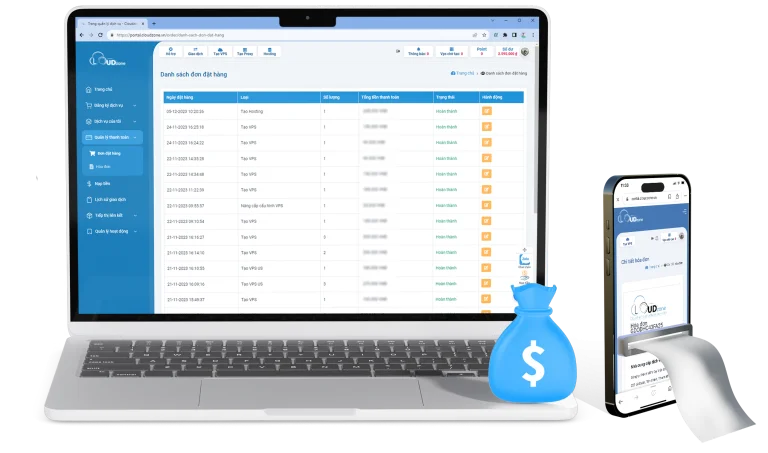 Hệ thống billing quản lý hoá đơn, thanh toán và gia hạn dịch vụ